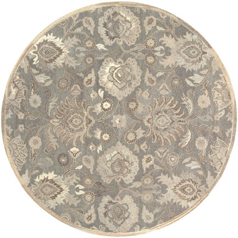 Mark & Day Eckville 4' Round Tufted Indoor Area Rugs Taupe : Target