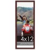 PosterPalooza | Panoramic Classic Modern Brown Frame - UV Acrylic, Foam Board Backing, Hanging Hardware - 3 of 4