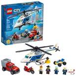 LEGO City Police Helicopter Chase Building Sets for Kids 60243
