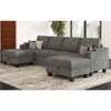 Belffin U-Shaped Chenille Modular Sofa - 6-Seater with Hidden Storage & Tool-Free Assembly - 2 of 4