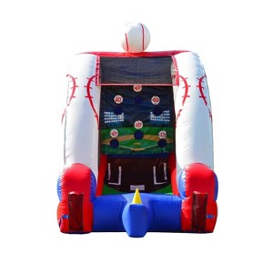 JumpOrange 12' Inflatable Baseball Game with Air Blower and Foam Bat. - 1 of 4