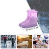 Unique Bargains Reusable Waterproof Shoe Covers Non-Slip for Men Women Easy to Clean Portable 1 Pair - 2 of 4