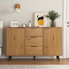 NicBex 47.2 Inch Farmhouse Sideboard Cabinet with 3 Drawers & 2 Doors for Kitchen,Living Room - 2 of 4