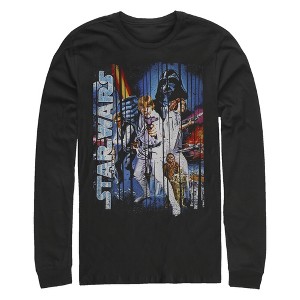 Men's Star Wars: A New Hope New Hope Poster Long Sleeve Shirt - 1 of 4