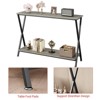 Sofa Tables – Slim Long Console Table for Behind Couch, 2-Tier Industrial Design Entryway Console Table for Living Room, Hallway, and Foyer - 4 of 4