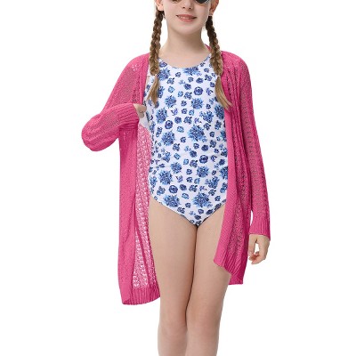 Girls Summer Caridigan Lightweight Open Front Cardigan Gilrs Crochet Sweater Cardigan Girls 2025 Beach Cover Ups
