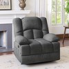 MAYEERTY Gray Oversized Rocking Recliner Chair - For Adults & Living Room - 4 of 4