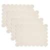 Saro Lifestyle Scalloped Hem Placemat (Set of 4) - 3 of 4