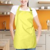 Dalix Waist Aprons Commercial Restaurant Home Bib Spun Poly Cotton Kitchen (3 Pockets) - 4 of 4