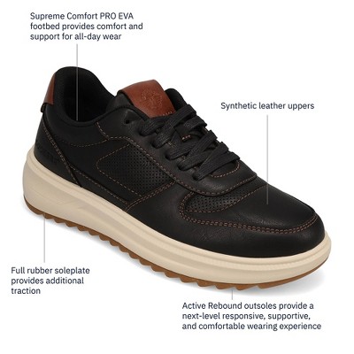 Dockers Mens Rebound Lace-Up Sneaker, Black, Size 8.5 — фото 8