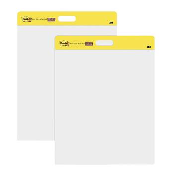 Post-it® Super Sticky Easel Pad - 30 Sheets - Stapled - Feint Blue