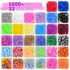 LotFancy 32 Colors Rubber Band Bracelet Kit, Loom Bracelet Making Refill Kit for Adults Ages 12+ - 4 of 4