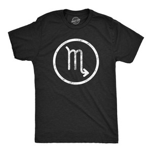 Mens Zodiac Symbol T Shirts Cool Astrology Gift Horoscope Birthday All Star Signs - Crazy Dog Men's T Shirt - 1 of 4