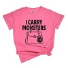 Simply Sage Market I Carry Monsters Purse Garment Dyed Tee - 2 of 4