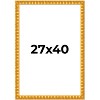 PosterPalooza | 27x40 Bamboo Picture Frame, UV Acrylic, 4 Finishes - Brown, Black, Gold, and Natural - 2 of 4