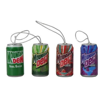Mini Mountain Dew Ornament 4 Pack : Target