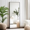 NicBex Large Freestanding Mirror Large Floor Mirror Aluminum Alloy Frame Oversized Mirror for Living Room Bedroom Entryway - 2 of 4
