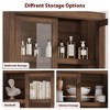 70" Tall Kitchen Pantry Cabinet, Freestanding Buffet Hutch Cabinet with Adjustable Shelves, Wooden Coffee Bar Cabinet for Kitchen - 4 of 4