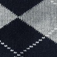 navy gray argyle