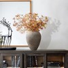 LuxenHome Rustic Ceramic Vase, Terracotta Pot with Earthy Gray-Brown Finish, Handcrafted - 4 of 4