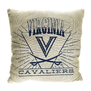 NCAA Virginia Cavaliers 26 x 26 Woven Tapestry Pillow - 1 of 4