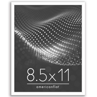 Americanflat 8.5x11 Thin Border Diploma Frame - Shatter-Resistant Glass Front Cover
