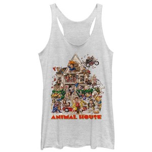 Women's Animal House Original Movie Poster Racerback Tank Top - 1 of 3
