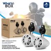 2.25" Weatherproof Marine Speakers for Outdoor Use with 2-Way Sound, Compact Design, All Vehicles Compatible - 2 of 4
