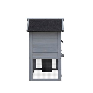 Akoasm Cage With No Leak Plastic Tray And Large Active Space For Rabbit & Chicken-Gray - 1 of 4