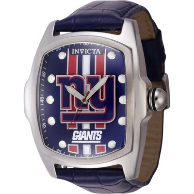 Invicta 45455 Men's NFL New York Giants Blue Leather Strap Watch