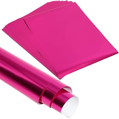 Bright Creations 50 Sheets Metallic Fuchsia Purple Foil Paper for Arts Crafts & Wrapping, A4 Letter Size 8.5x11 in