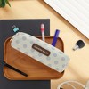 Unique Bargains Pencil Case Large Capacity Dots Design for Office Organizer - 2 of 4