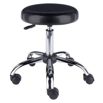 Round Hydraulic Rolling Stool w/ Back Support – Spa Equipment Gallery
