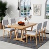 NicBex 5-Piece Dining Table Set for 4,Modern Kitchen 59 Inch Rectangular Dining Table with Wood Legs Dining Chairs - 2 of 4