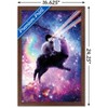 Trends International James Booker - Laser Space Cat Llama Framed Wall Poster Prints - 3 of 4