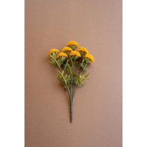 Artificial Dahlia Bundle Mustard Yellow Faux Flowers 18 Inch by Kalalou - 1 of 4