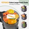 AeittoMega4 Slow Juicer Machines, 4.9" Extra Large Feed Chute for Whole Fruits and Vegetables - 2 of 4