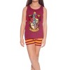 Intimo HARRY POTTER Gryffindor House Crest Cotton Tank Short Pajama 2pc Set, Gryffindor, 12 Red - image 2 of 4