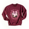 Simply Sage Market Just A Girl Who Loves Soccer Coquette Sweatshirt - 2 of 4