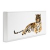 Stupell Industries Tiger Resting Orange Ink Watercolor, 24" x 10" - 3 of 4