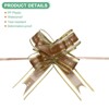 Unique Bargains Plastic Gold Edge Satin Multipurpose Ribbon Pull Bows 20 Pcs - 2 of 4