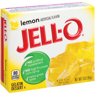 JELL-O Lemon Gelatin - 3oz