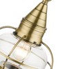 Livex Lighting Newburyport 1 - Light Pendant in  Antique Brass - 3 of 4