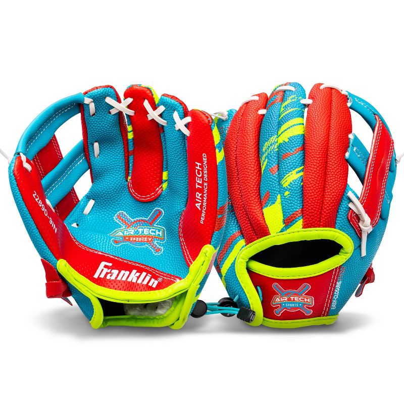 Franklin Sports Air Tech Series 9&#34; Teeball Gloves Set - Red, 2 of 4