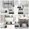 BAGOKIE 3 Piece Microfiber Bathroom Rug Set - 3 of 4