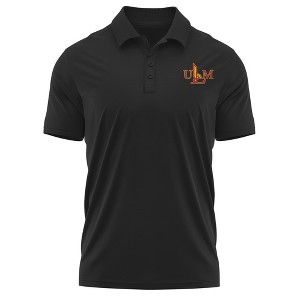 University of Louisiana Monroe Adult Polo Left Chest Logo, Athletic Heather - 1 of 4