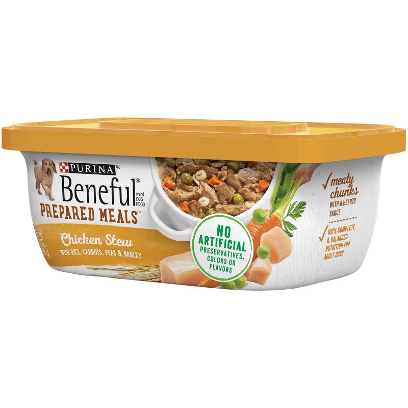 Purina Beneful Prepared Meals Stew Recipes Wet Dog Food - 10oz, 5 of 7