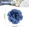 Unique Bargains Satin Flower Durable Elegant Large Peony Floral Lapel Brooch Pin - 2 of 4