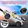 Jojoka 12V Kids Police Car Ride on Toy Toddler Electric Ride on Car with Remote Control, 4 Wheeler Vehicle with Megaphone - 2 of 4