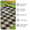 Outdoor Rug Waterproof Black And White Large Outdoor Rug - 4 of 4